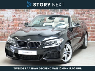 BMW 2 Serie Cabrio 218i High Executive M Sport Pakket Automaat / Navigatiesysteem Professional / Leder / HIfi / Xenon / Parkeersensoren / Stoelverwarming / 18 Inch / Windscherm / Lichtpakket / Cruise Control / Bluetooth / Comfort Access