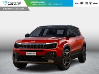 Jeep Avenger e-Hybrid Altitude | Automaat | Clima | Adapt. Cruise | 18" | PDC | Camera | Schuif/Kanteldak | Bicolore