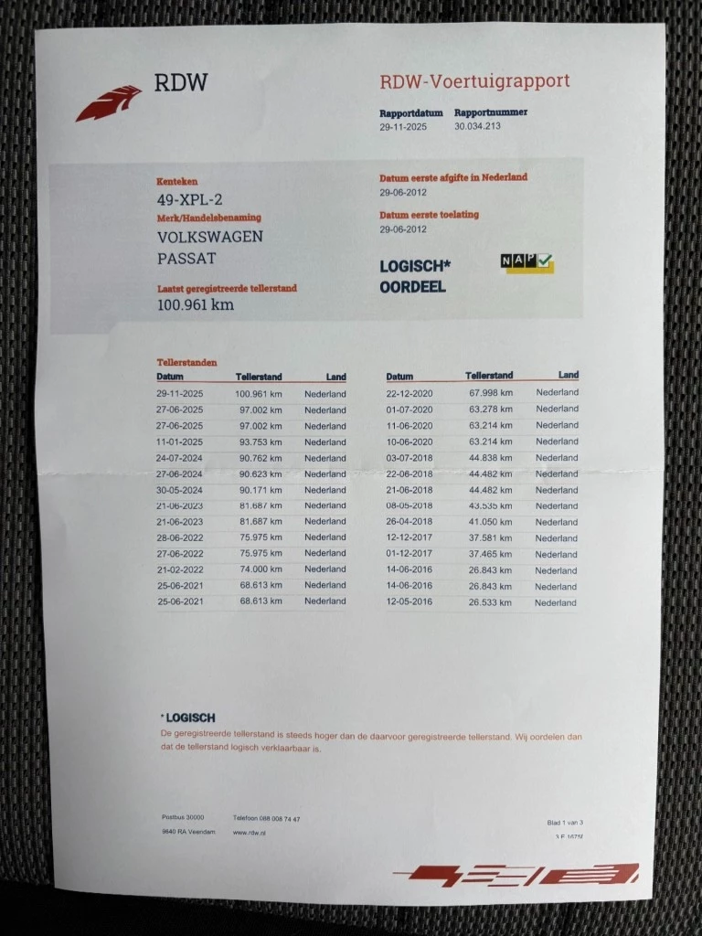 Hoofdafbeelding Volkswagen Passat