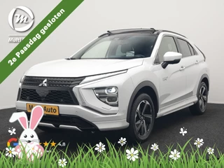 Mitsubishi Eclipse Cross 2.4 Instyle PHEV 188pk Dealer O.H | Trekhaak Afn. | Panodak | Adaptive Cruise | 360 Camera | Lederen Sportstoelen & Stuur Verwarmd | Keyless | Apple Carplay | Blis | Navigatie | Lane Assist | Plug In Hybrid