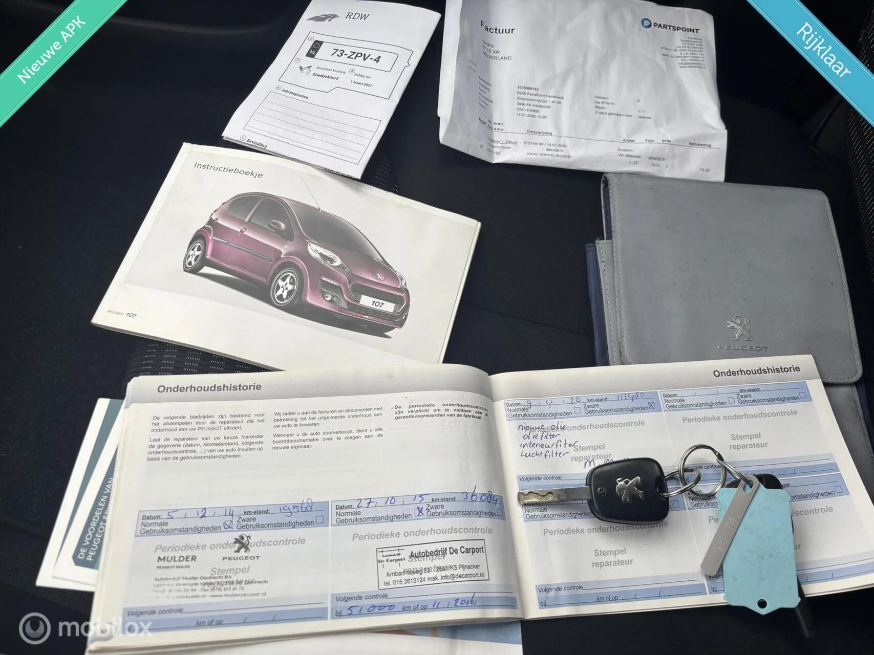 Hoofdafbeelding Peugeot 107