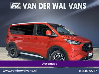 Ford Transit Custom 2.5 PHEV Automaat Personenbus 8-Zits L1H1 Euro6 Airco | 2x zijdeur | Camera | Navigatie | Apple Carplay Android Auto, LED, Adaptieve Cruisecontrol, Parkeersensoren, Automatische Trekhaak, LM Velgen, Verwarmde voorruit, Stoelverwarming, Elektrisch verstelbare bestuurdersstoel,  Achterklep