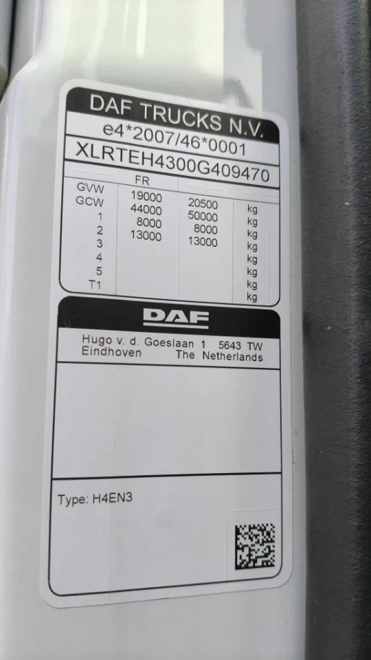 Hoofdafbeelding DAF XF480
