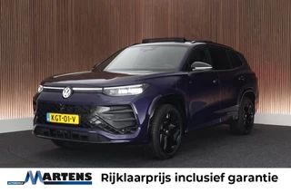 Volkswagen Tayron 1.5 eHybrid 204pk R-Line Edition Black Style Trekhaak 360Camera Leder Stoelventilatie Memory H/K HUD Keyless Navigatie Panoramadak