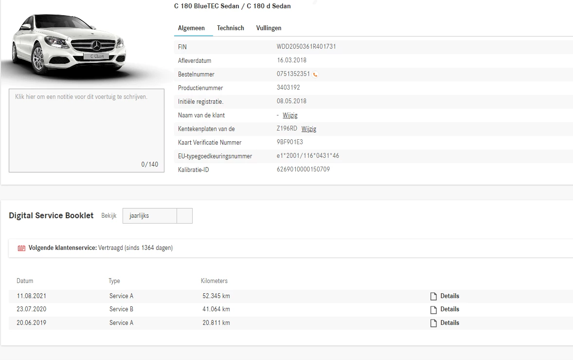 Hoofdafbeelding Mercedes-Benz C-Klasse