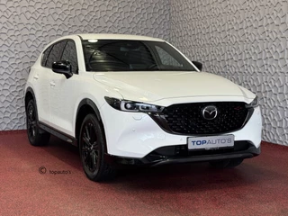 Mazda CX-5 E-SKYACTIV MHEV 2.0 165 PK HOMURA LEER BOSE ELEK.KLEP HEADUP 360.CAMERA 19''LMV FULL LED CARPLAY NAVI STOEL/STUUR VERW. STOELKOELING DIG.DASH 09/2024