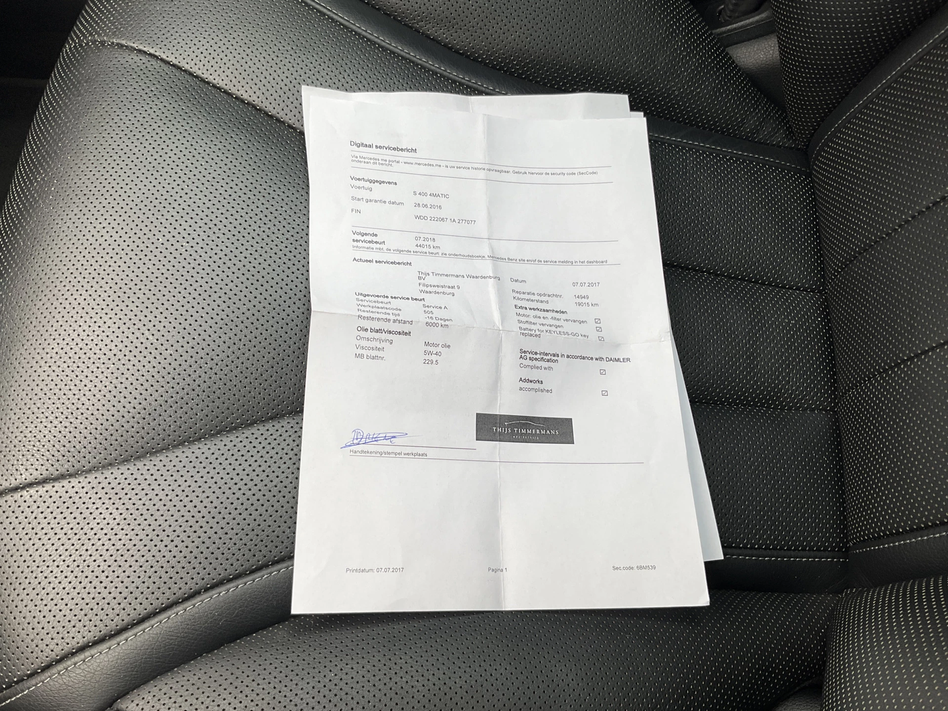 Hoofdafbeelding Mercedes-Benz S-Klasse