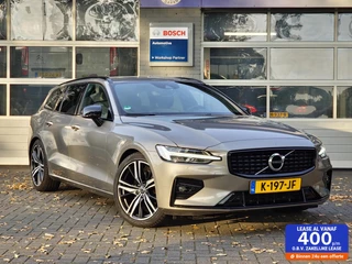 Hoofdafbeelding Volvo V60 Volvo V60 2.0 B3 R-Design|Automaat|Trekhaak|H&K-audio|Black-pack|19-inch|