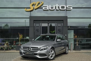 Mercedes-Benz C-klasse Estate C200 184pk Automaat Ambition Leder Navigatie Camera Trekhaak Elektrische klep 17" LMV