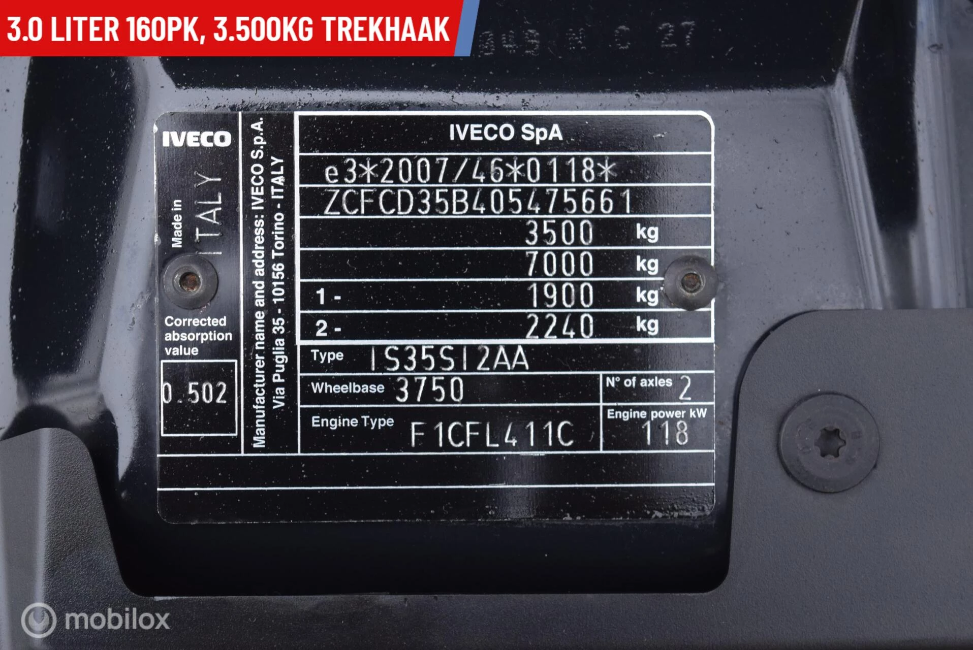 Hoofdafbeelding Iveco Daily