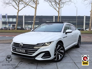 Hoofdafbeelding Volkswagen Arteon Volkswagen Arteon 1.4 TSI eHybrid R-Line 218PK | Panodak | Vol Leer | 360° | Head-up | Keyless | Memory | Klasse 3 | 19 "Inch |
