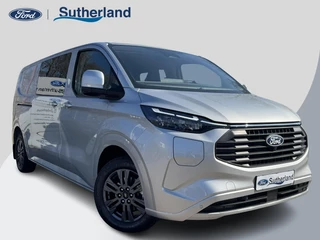 Ford Transit Custom 320 2.5 PHEV L2H1 Limited DC |SCI| Dubbele cabine | Dubbele schuifdeur | 360 graden camera | Adaptieve cruise control | 8-weg verstelbare en verwarmbare passagiersstoel | Inklapbare trekhaak | 17 inch velgen | AGM accu | Reservewiel | 12V aanlsuitpunt