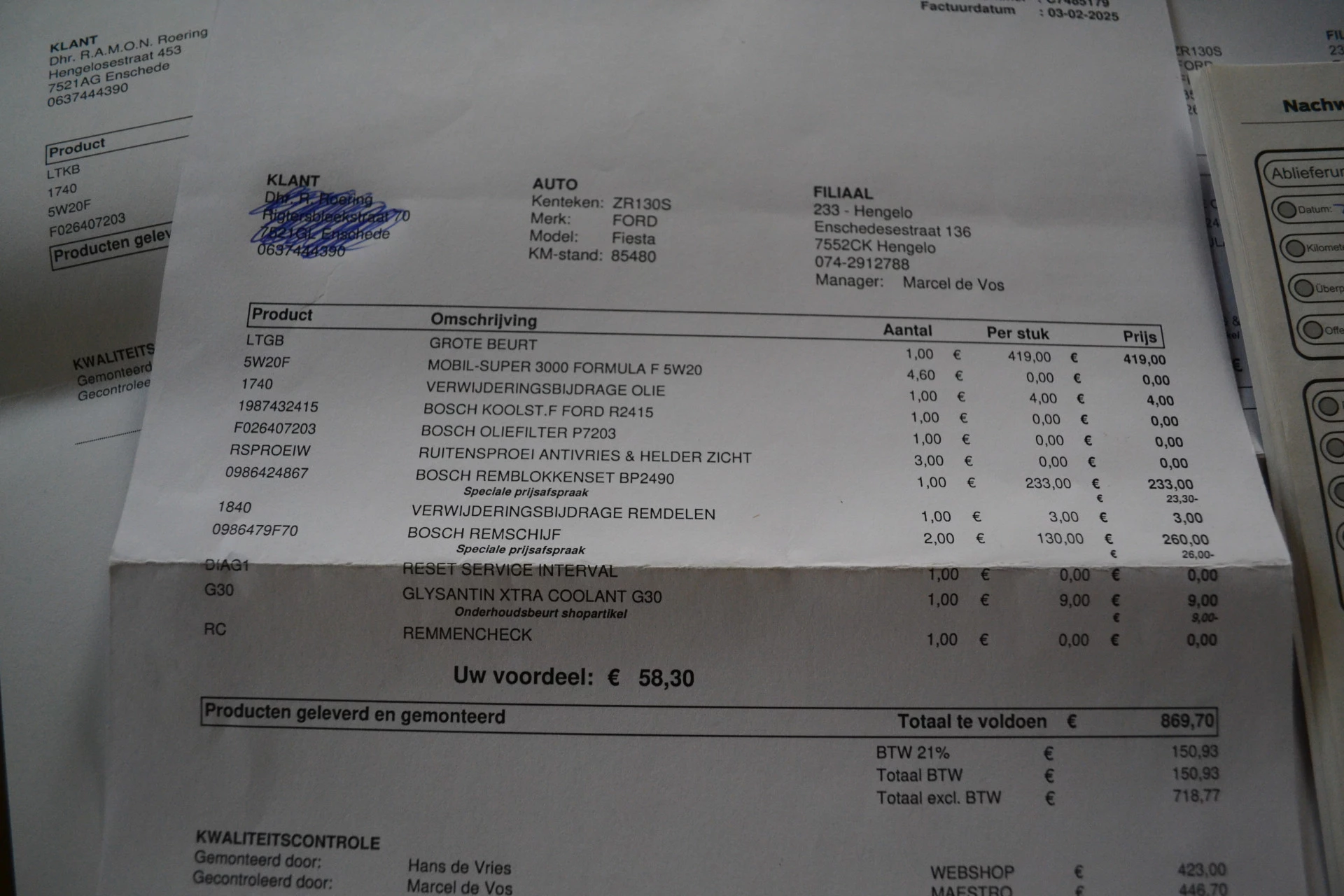 Hoofdafbeelding Ford Fiesta