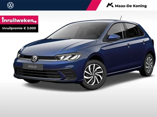 Volkswagen Polo Life Edition 1.0 TSI 95 pk 5 versn. Hand · Achteruitrijcamera · Regensensor ·