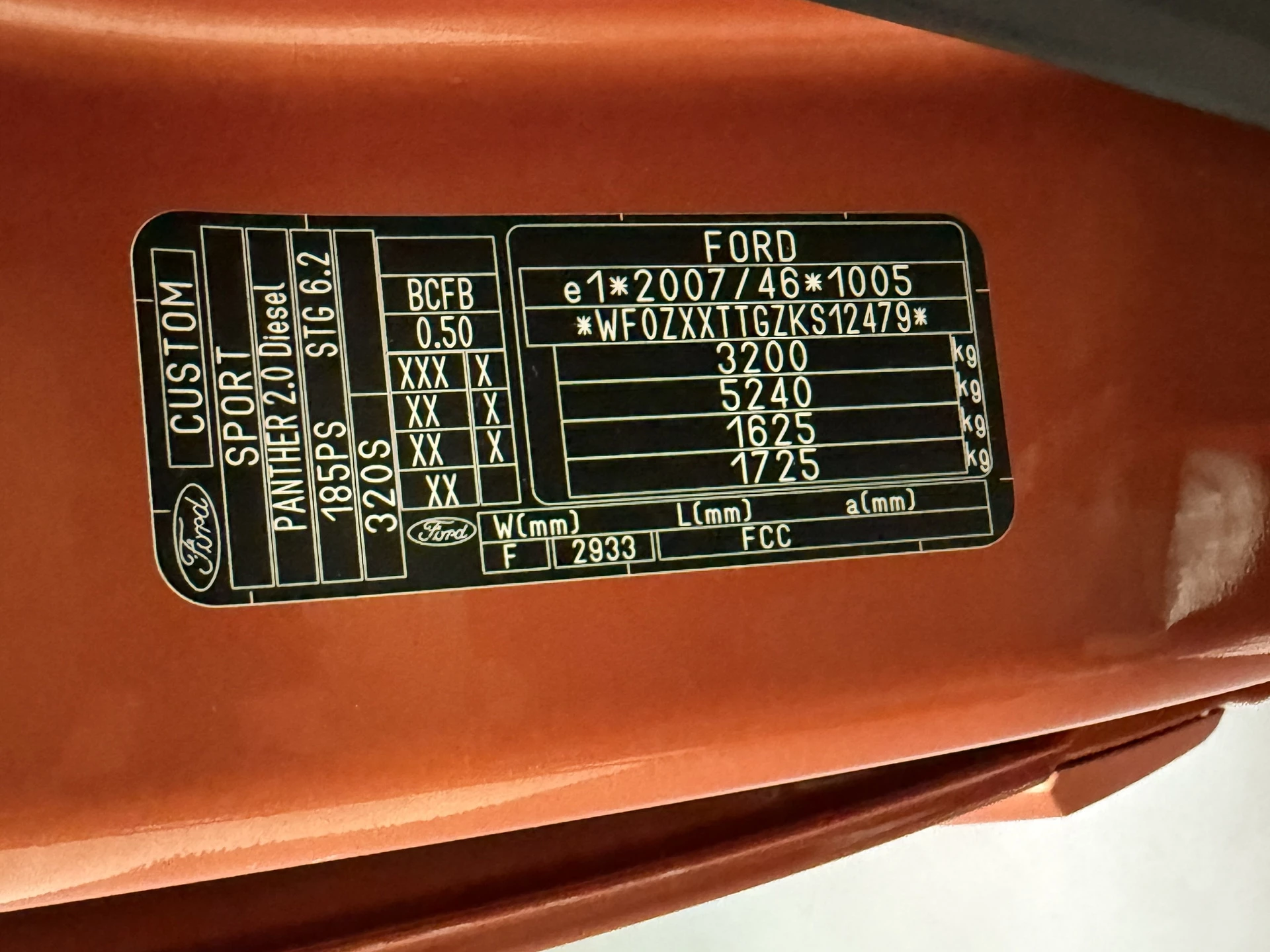 Hoofdafbeelding Ford Transit Custom