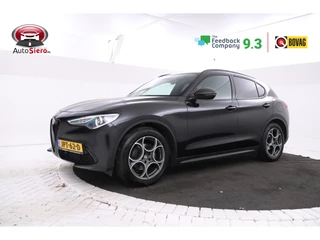 Hoofdafbeelding Alfa Romeo Stelvio Alfa Romeo Stelvio 2.2d B-Tech Alles zwart, Volledier, Climate, Trkehaak,