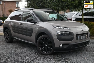 Hoofdafbeelding Citroën C4 Cactus Citroen C4 Cactus 1.2 PureTech Shine 110 PK Pano Trekhaak Half/Leer Stoelverwarming Cruise Navi Camera 17''