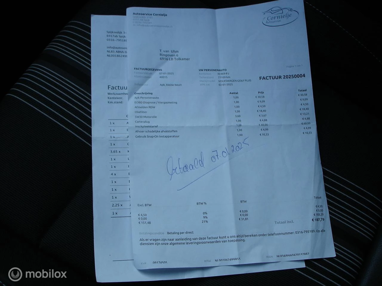 Hoofdafbeelding Volkswagen Golf Plus