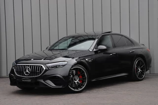 Mercedes-Benz E-Klasse AMG 53 4MATIC+ | 612PK | Achterasbesturing | Hyperscreen | Carbon | Schaalstoelen | Head-up | Adapt. onderstel | Burmester 4D | Keyless-go | 2024.