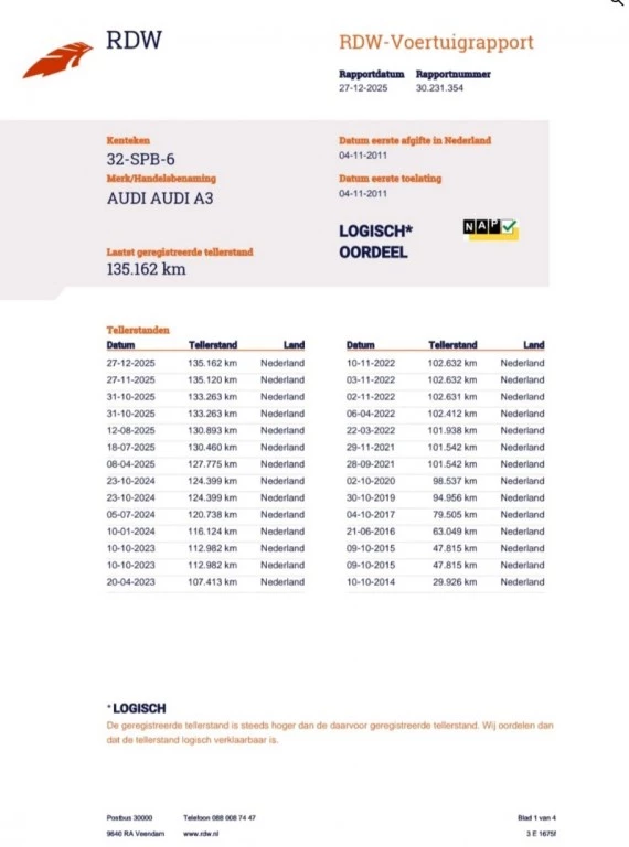 Hoofdafbeelding Audi A3