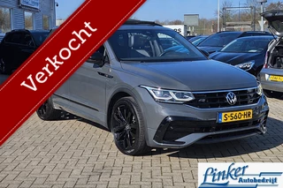 Hoofdafbeelding Volkswagen Tiguan Volkswagen Tiguan 1.5 TSI R-Line BLACK LINE PANO STOELVERW 20INCH DOLPHIN GREY CAMERA
