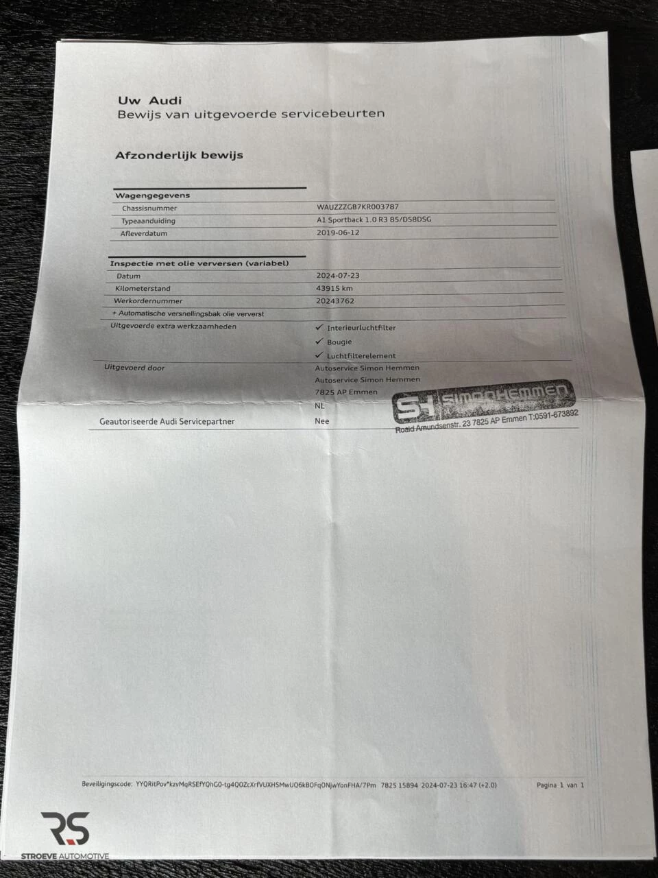 Hoofdafbeelding Audi A1 Sportback