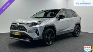 Toyota RAV4 2.5 Hybrid Bi-Tone PANO LEER ECC TREKHAAK CARPLAY NAVI