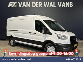 Ford Transit 2.0 TDCI 130pk L3H2 Euro6 Airco | Camera | Navigatie | Android Auto | Cruisecontrol | Parkeersensoren Stoelverwarming, Verwarmde voorruit, 2500kg trekvermogen, Bijrijdersbank