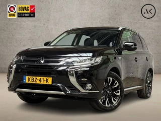 Mitsubishi Outlander 2.0 PHEV Deluxe 204Pk Automaat (SCHUIFDAK, NAVIGATIE, LEDER, 360 CAMERA, GETINT GLAS, STUUR/STOELVERWARMING, ADAPTIVE CRUISE, NIEUWE APK, NIEUWSTAAT)