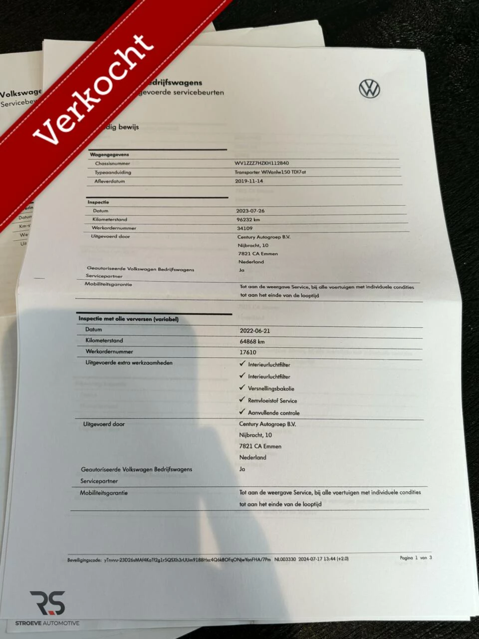 Hoofdafbeelding Volkswagen Transporter