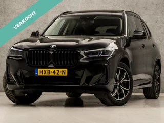 BMW X3 xDrive20d High Executive M Sport 191Pk Automaat (PANORAMADAK, M STUUR, LASER LED, APPLE CARPLAY, HARMAN/KARDON, STOELVERWARMING VOOR/ACHTER, LEDER, ELEK ACHTERKLEP, NIEUWSTAAT)