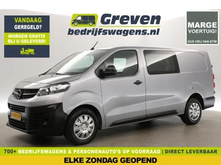 Opel Vivaro 1.5 CDTI L3H1 | MARGE! | Dubbele Cabine | 5 Persoons | Airco Cruise Carplay Parkeersensoren
