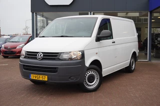 Volkswagen Transporter 2.0 TDI L1H1 DC Comfortline | 3 zitter | Airco | 1e eigenaar | Elek. Pakket | Wit | Trekhaak | Inruil moge