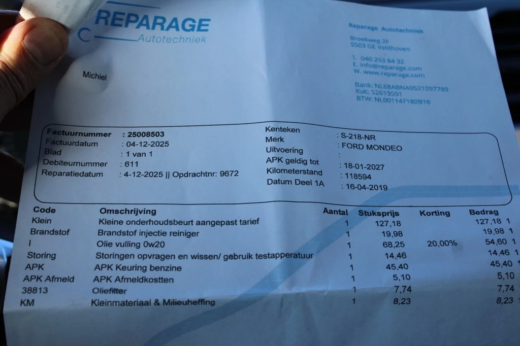 Hoofdafbeelding Ford Mondeo