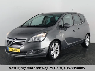 Opel Meriva 1.4 COSMO TURBO AUTOMAAT . STOEL & STUUR VERWARMING . FULL MAP NAV . PARKEERSENSOREN ACHTER . CRUISE CONTROL