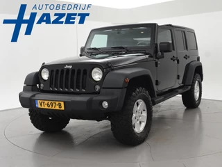 Hoofdafbeelding Jeep Wrangler Jeep Wrangler 2.8 CRD 200 PK SPORT AUT. 4X4 GRIJS KENTEKEN