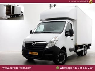 Opel Movano 2.3 CDTI 165pk E6 BE-Combi Clixtar Bakwagen met laadklep L475 2330kg laadverm. 09-2017