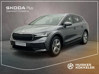 Skoda Enyaq iV 80 204pk Automaat Trekhaak, Adaptive cruise control, Navigatie, 360 camera, Stuurwiel verwarmd, Achteruitrijcamera, Parkeersensoren, LED koplampen