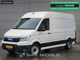 Hoofdafbeelding MAN eTGE MAN ETGE 3.140 Elektrisch 115km WLTP 35,8kWh LED Navi Airco Cruise Camera Parkeersensoren v+a Airco Cruise control