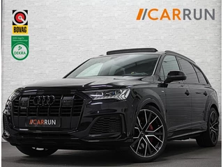 Audi Q7 50 TDI 7-Persoons S-Line | 360 Camera | Trekhaak | ACC | Panorama | B&O Sound | Head-Up | Soft-Close | Matrix-LED | 4-Zone Clima | Stoelverwarming V+A | Keyless-Entry | Standkachel | Luchtvering | Tour-Pakket | Memory | Sfeerverlichting | Stuurverwarming | Autom. Parkeren | Carplay |
