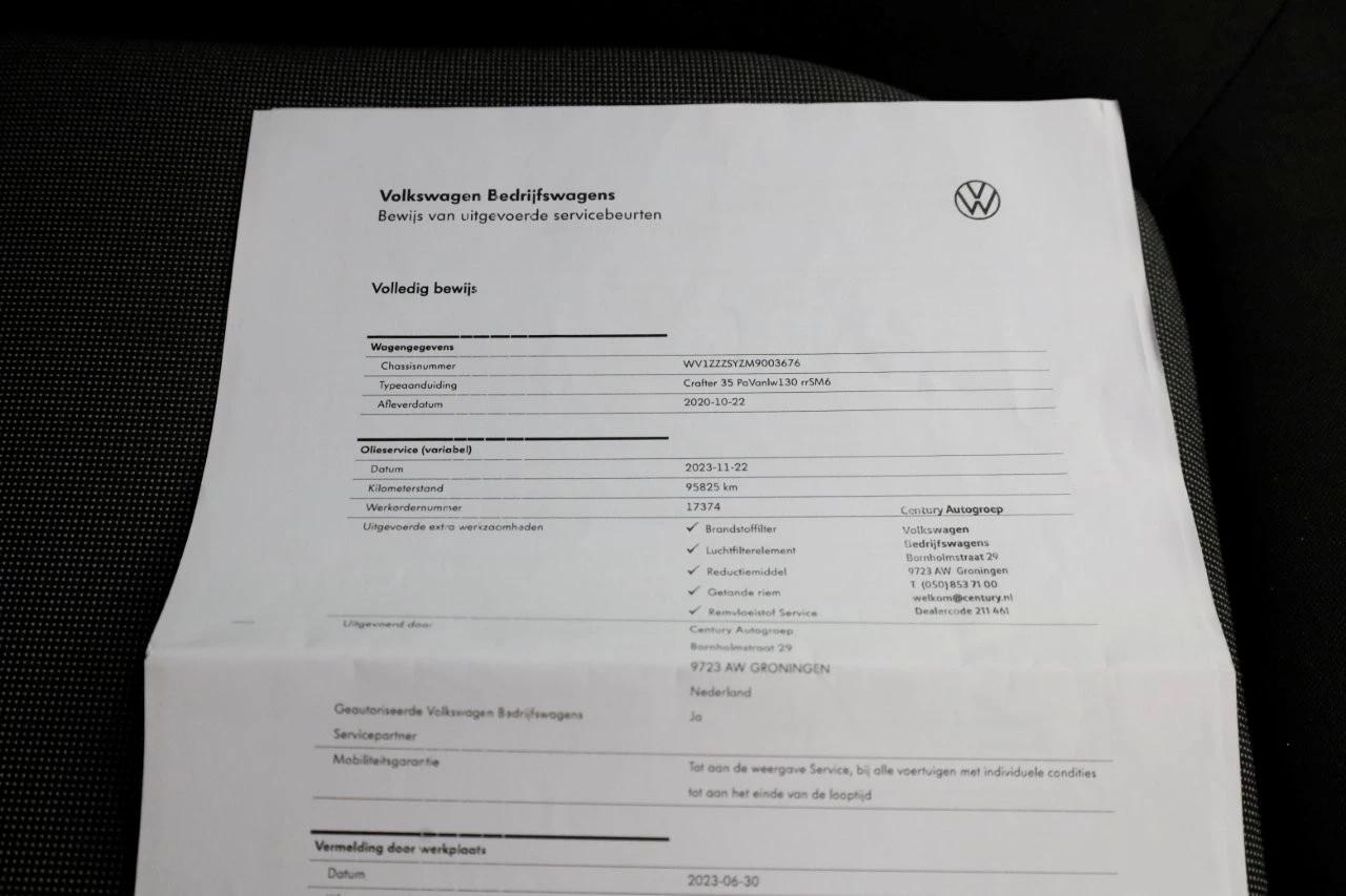 Hoofdafbeelding Volkswagen Crafter