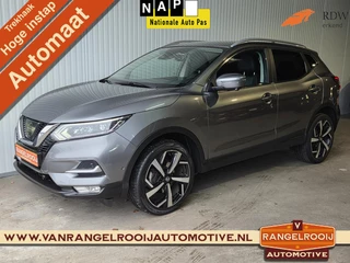 Nissan Qashqai 1.2 Tekna Automaat, trekh., LED kopl., half leer, DAB, stoelverw., 19" lmv