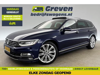 Volkswagen Passat 1.5 TSI 150PK R-line DSG Pano LED ACC Virtual Carplay Trekhaak Camera Navi Clima PDC Leder 19"LMV