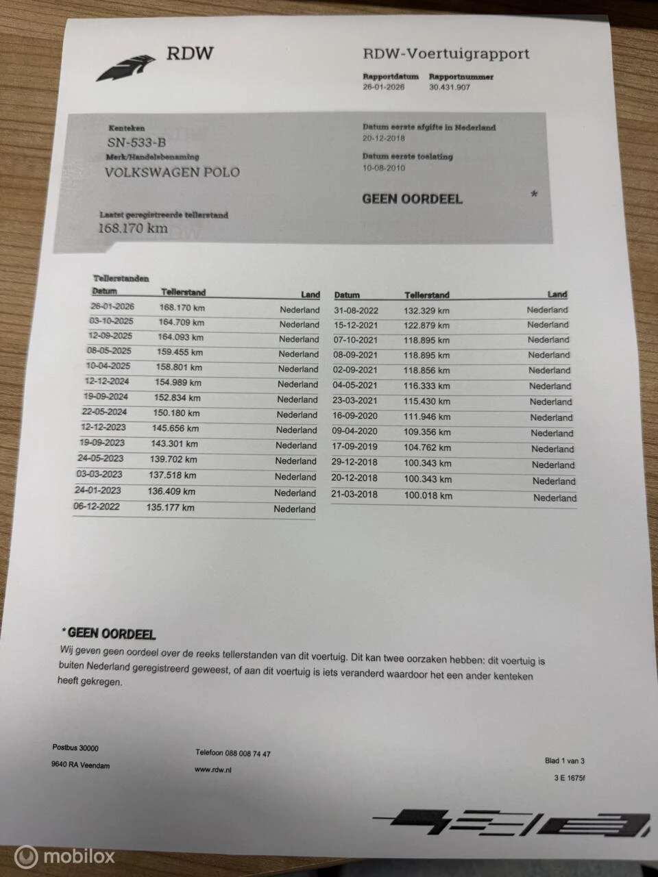 Hoofdafbeelding Volkswagen Polo