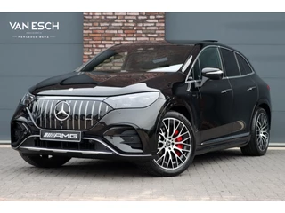 Hoofdafbeelding Mercedes-Benz EQE Mercedes-Benz EQE SUV AMG 53 4MATIC+ 91 kWh | MBUX Hyperscreen | Airmatic | Achterasbesturing | Distronic+ | Memory | Stoelventilatie | Burmester | Digital Light | Trekhaak | HUD | Warmtepomp |