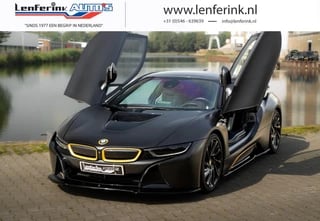 Hoofdafbeelding BMW i8 BMW i8 1.5 PHEV 360 Camera, Navi, Head-Up, 20" LMV Leder Zwart, Achterspoiler, NL Auto, Incl. BTW, In Opdracht Klant