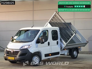 Opel Movano 140PK Driezijdige Kipper Dubbel Cabine Airco Cruise Euro6 Tipper Benne Kieper Dreiseitenkipper Airco Cruise control