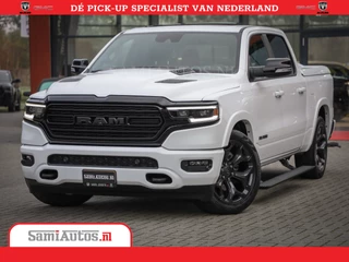 Dodge Ram Pick-Up Limited Night | 5.7 V8 Hemi Full Option | Comfortabele Dubbele Cabine met Royale 5 Zitplaatsen | De Meest Luxe en Volle Pick-Up in zijn Klasse | BPM vrij | Nu Leverbaar uit Voorraad | Voorraad Nr v45lpr