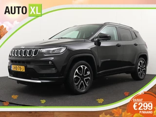 Hoofdafbeelding Jeep Compass Jeep Compass 1.3T 150 PK Aut. Limited H-Leder Adapt.Cruise Stuur+Stoelverw.  