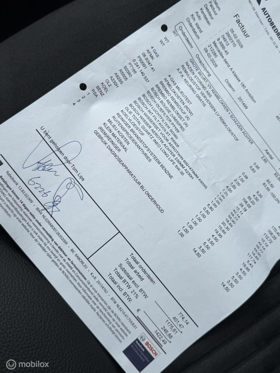 Hoofdafbeelding Mercedes-Benz A-Klasse